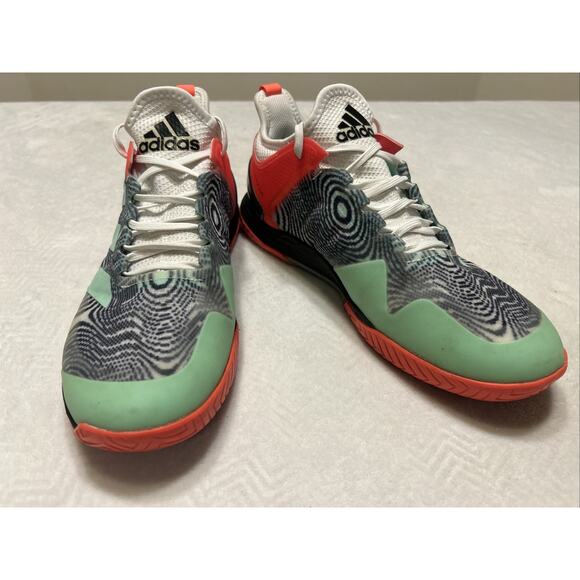 Adidas Adizero Men’s Shoes Size 10.5 Ubersonic 4 Optical Illusion Running Rare - Picture 3 of 8